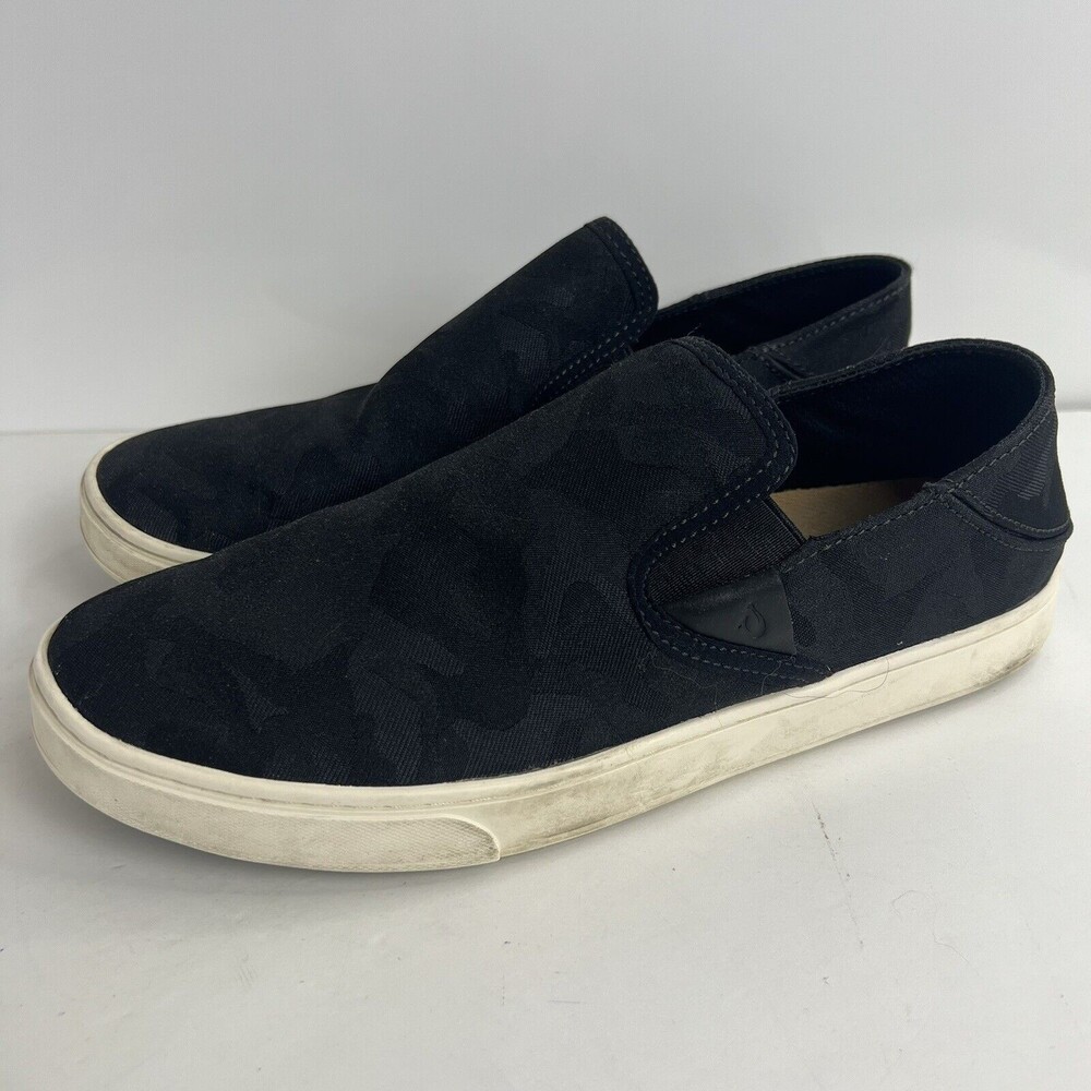 OluKai Pehuea Pa'i Slip On - Lava Rock / Ke Au Camo Size 10